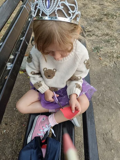 Творческое занятие на прогулке